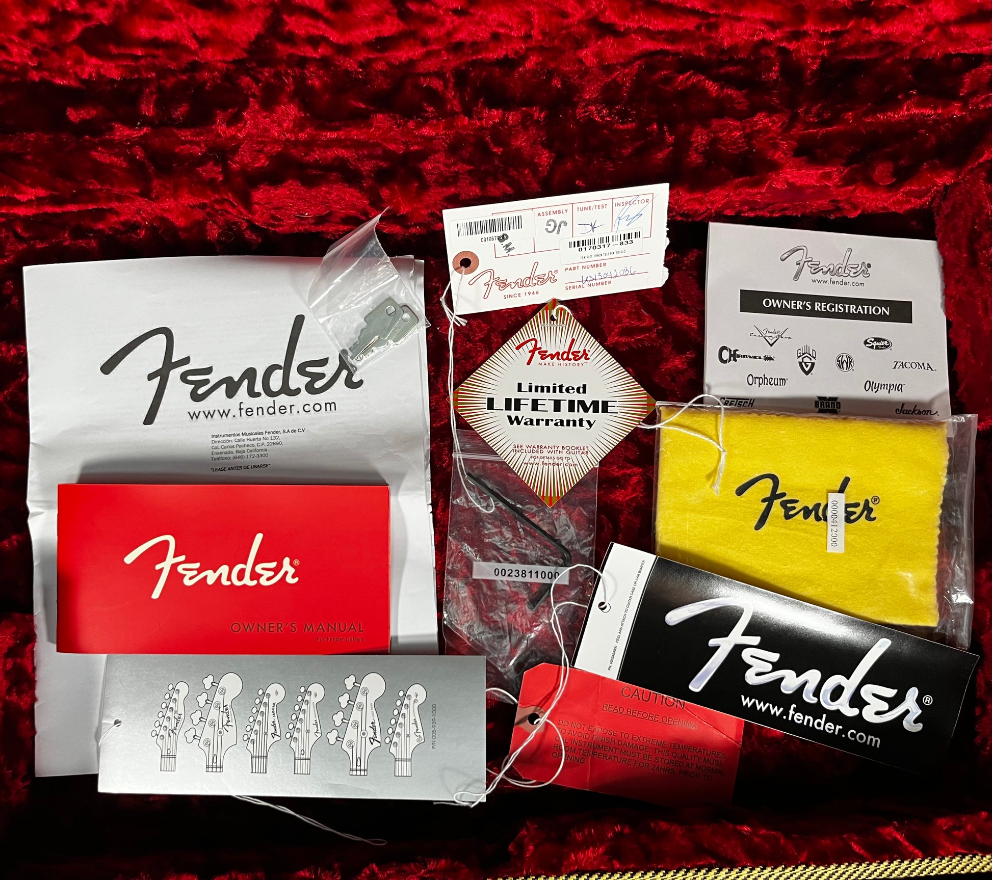 Case candy of Used 2013 Fender Select Thinline Telecaster GH w/case TFW3031