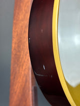 Wear on side of Used 1996 Epiphone Les Paul Standard Gold Top.