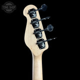 Back of headstock of Used Yamaha BB234 Bass Black.