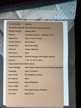 Spec sheet for Martin Custom Shop 0000 Wild Grain East Indian Rosewood.