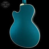 Back of Used Epiphone Emperor Swingster Delta Blue Metallic.