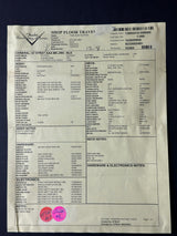 Technical document with text and checkboxes on a plain background