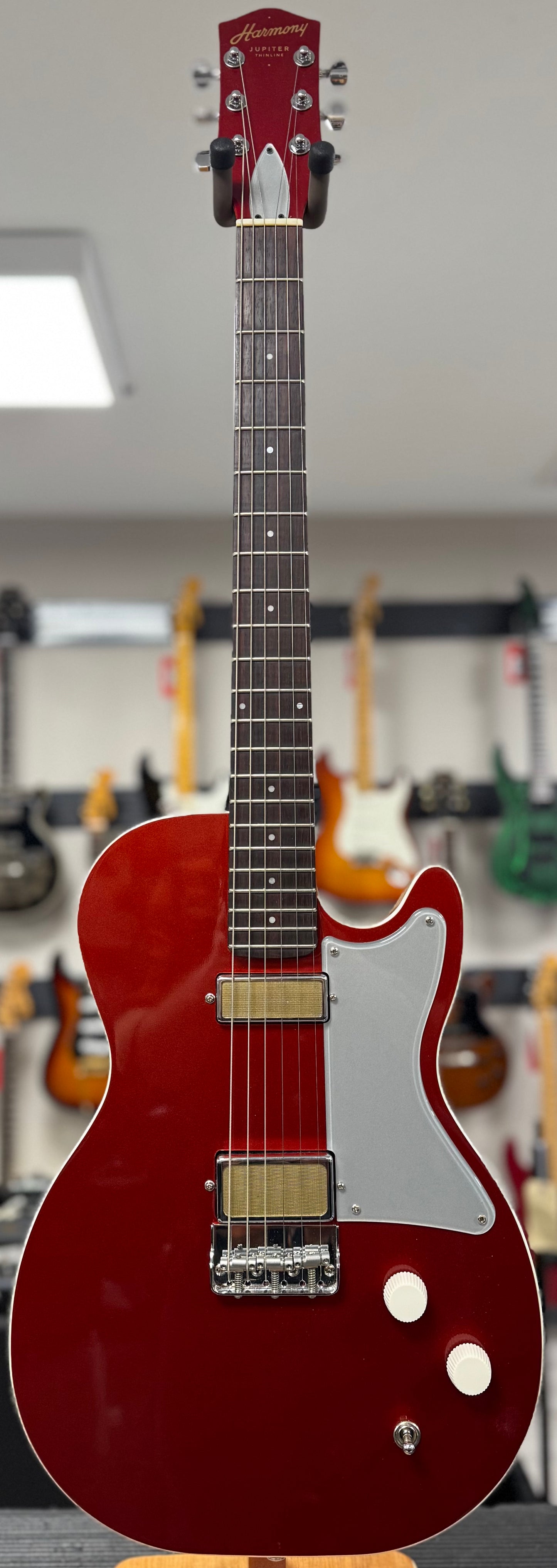 Front of whole Used Harmony Jupiter Thinline Reissue USA TSS6415