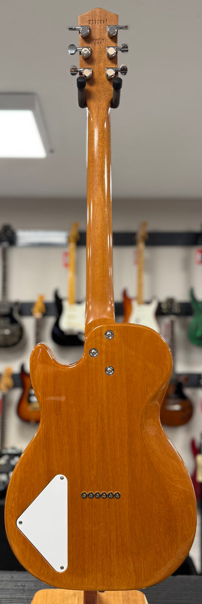 Back of whole Used Harmony Jupiter Thinline Reissue USA TSS6415