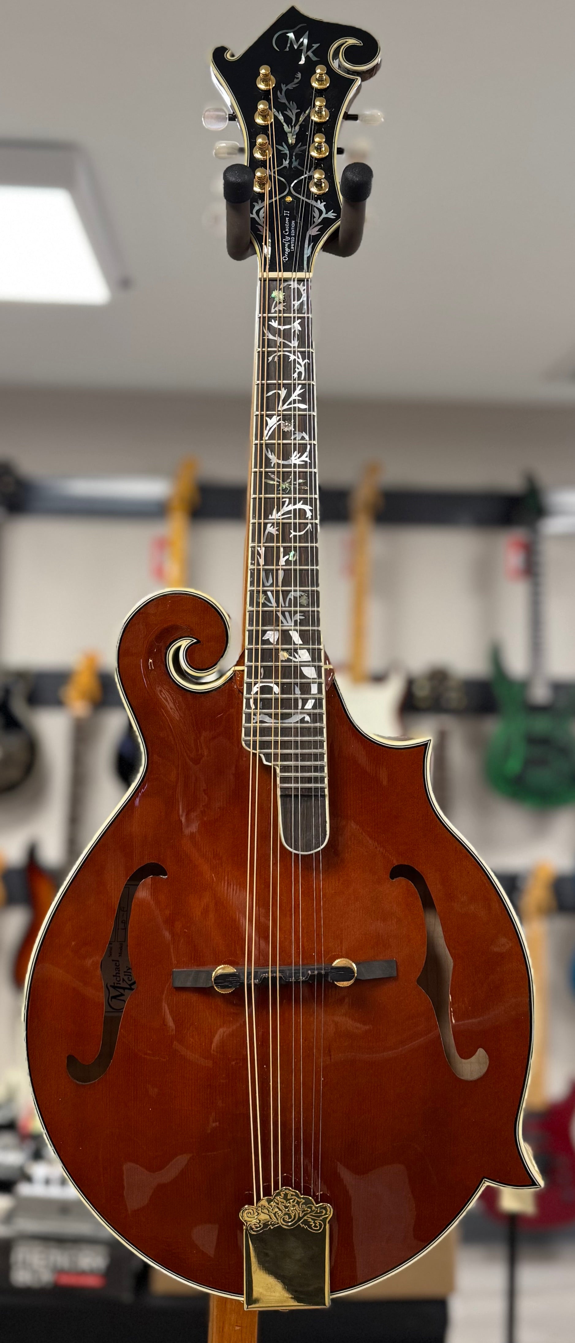 Front of whole Used Michael Kelly LD-F Dragonfly Custom II Limited Edition w/case TSS6408