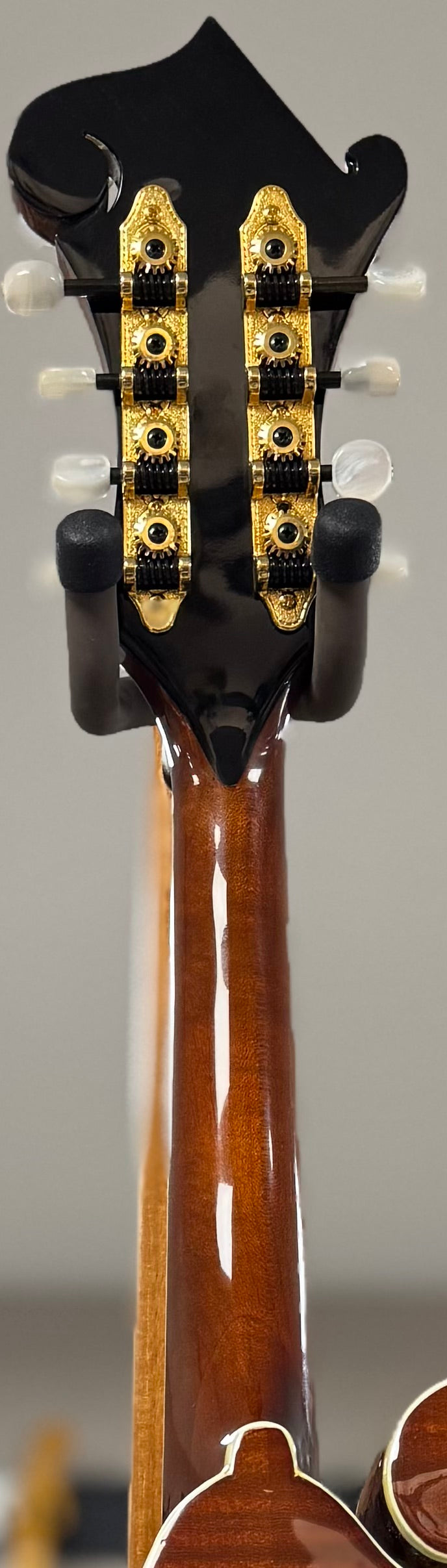 Back of neck of Used Michael Kelly LD-F Dragonfly Custom II Limited Edition w/case TSS6408