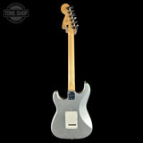 Full back of Used Squier Affinity Series Stratocaster Silver.