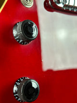 Ding on body of Used Ibanez AS-73L TCD 5B-01 Cherry Red.