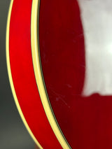 Wear on back of Used Ibanez AS-73L TCD 5B-01 Cherry Red.