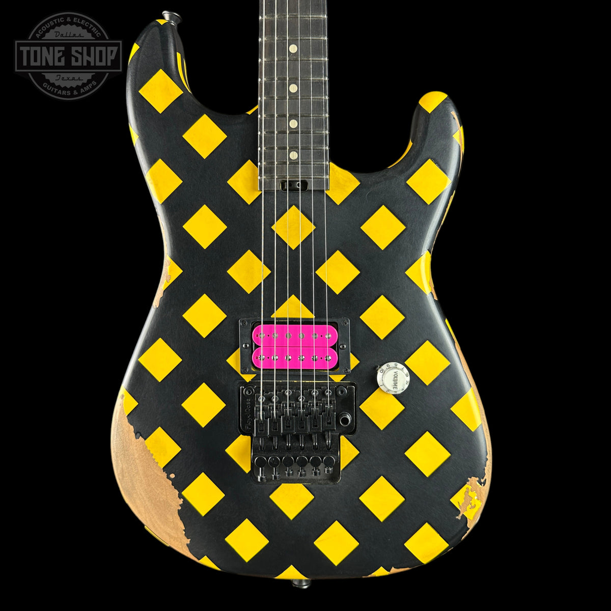 Front of Used Charvel Super-Stock SD-1 H FR Diamond Life.