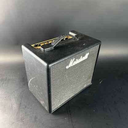 Marshall amplifier on a gray background