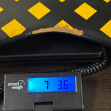Used Charvel Super-Stock SD-1 H FR Diamond Life on scale displaying weight.