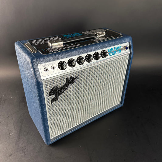 Fender guitar amplifier on a dark background