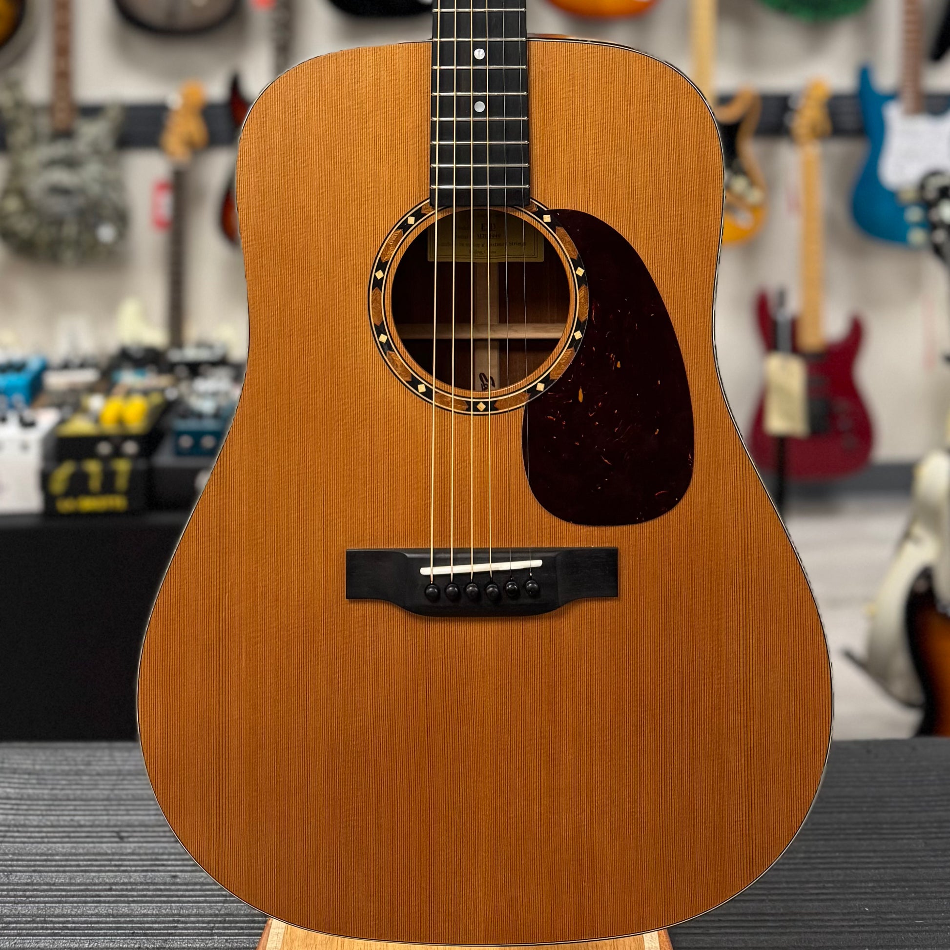 Front of body of Used Eastman E2D Acoustic w/Bag TSS6431