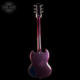 Full back of Used Epiphone Futura SG Custom Midnight Ember Shift.