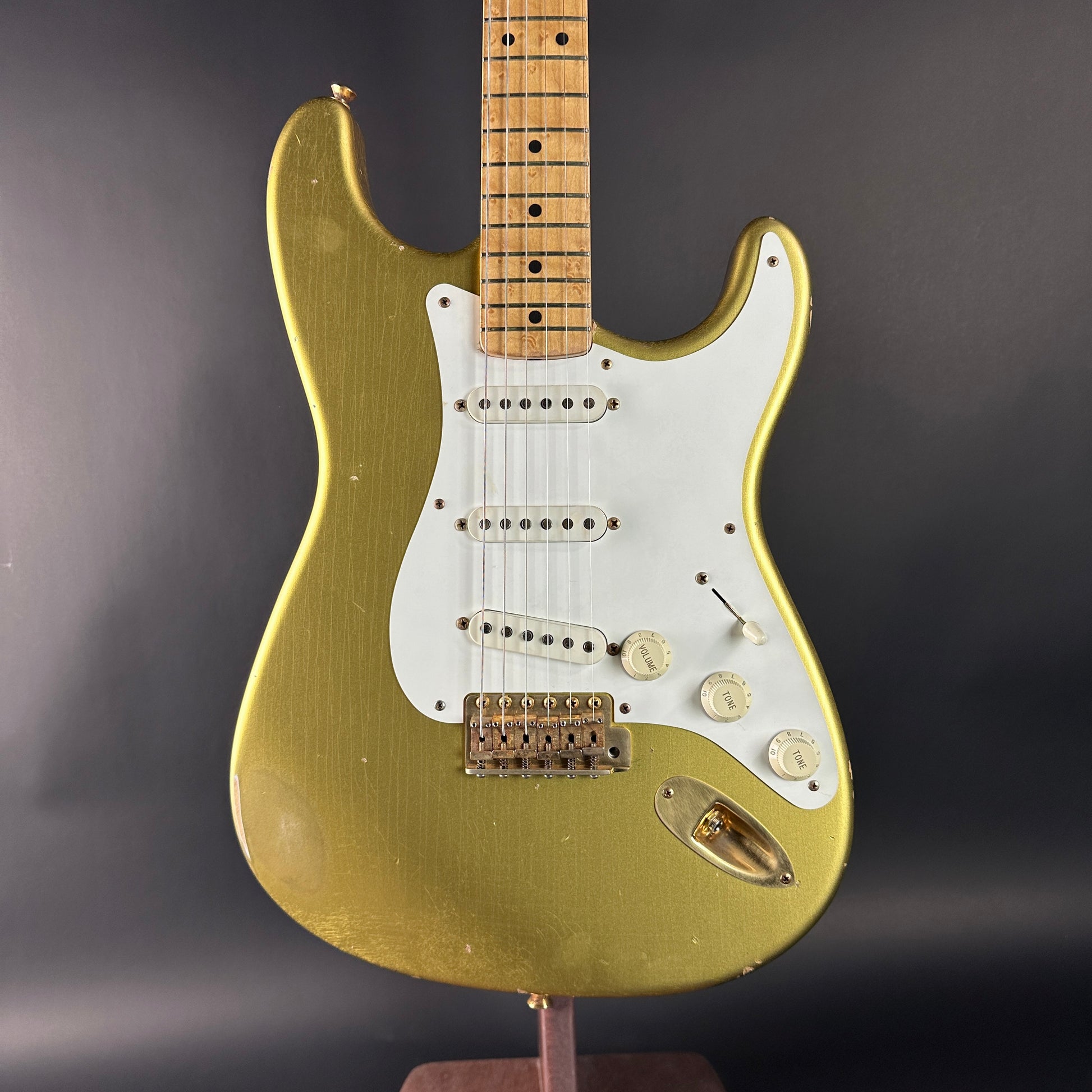 Front of Used 1996 Fender Custom Shop 50th Anniversary Stratocaster.