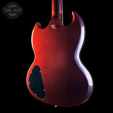 Back angle of Used Epiphone Futura SG Custom Midnight Ember Shift.
