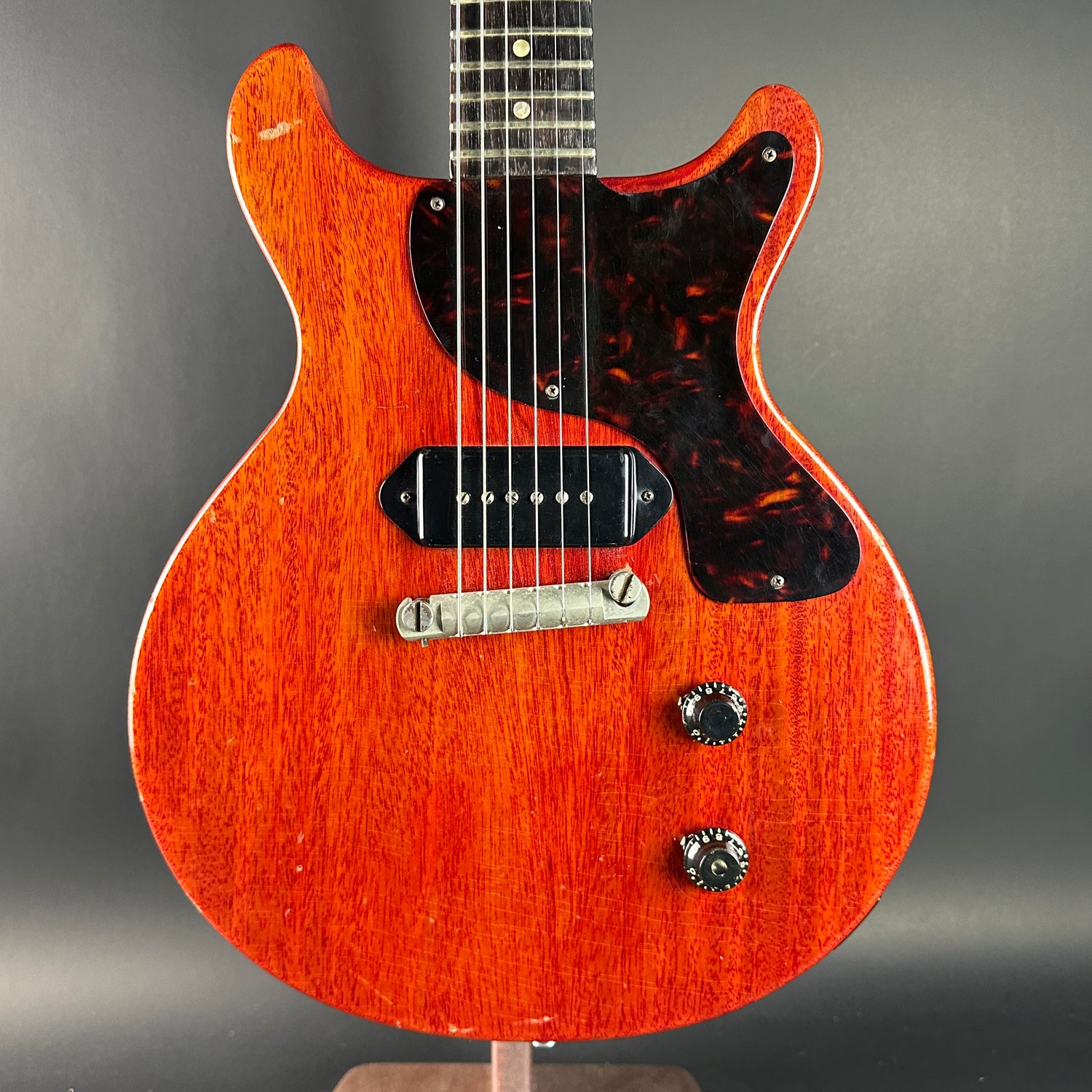 Front of Vintage 1959 Gibson Les Paul Junior.