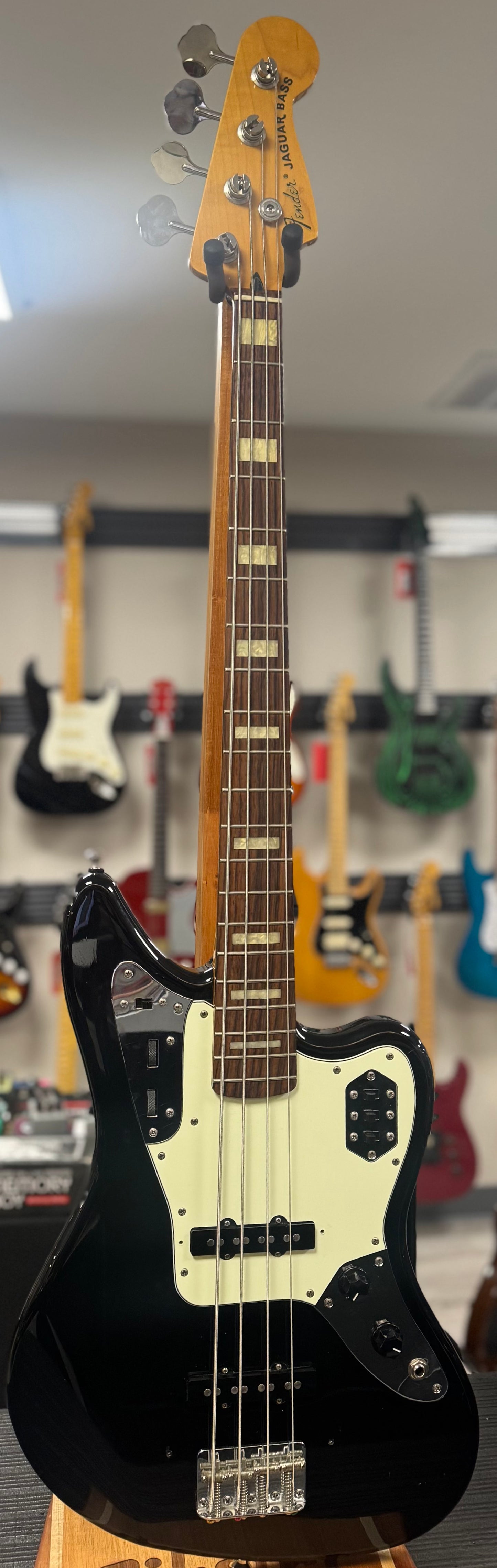 Front of whole Used Fender 2007 Jaguar Bass w/bag TSS6395