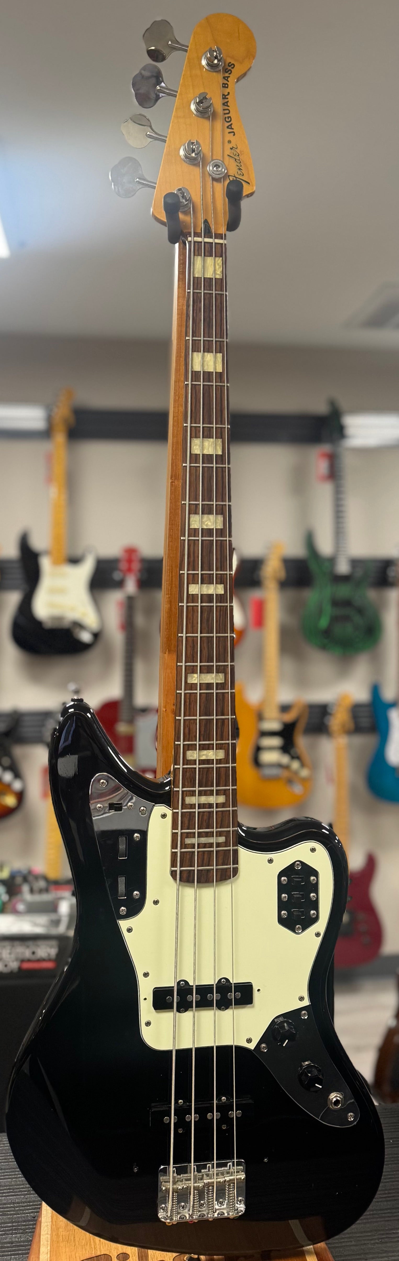 Front of whole Used Fender 2007 Jaguar Bass w/bag TSS6395