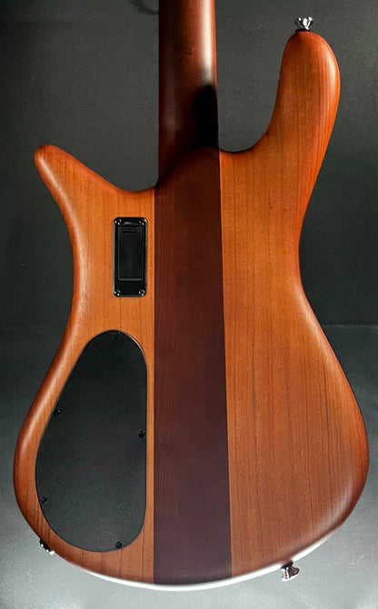 Back of Used Spector Euro 4RST Sienna Stain w/bag TFW367