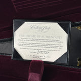 Certificate of authenticity for Martin Custom Shop  18 Style 0000/M Adirondack/Quilted Mahogany.