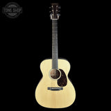 Full front of Martin Custom Shop  18 Style 0000/M Adirondack/Quilted Mahogany.