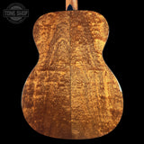 Back of Martin Custom Shop  18 Style 0000/M Adirondack/Quilted Mahogany.