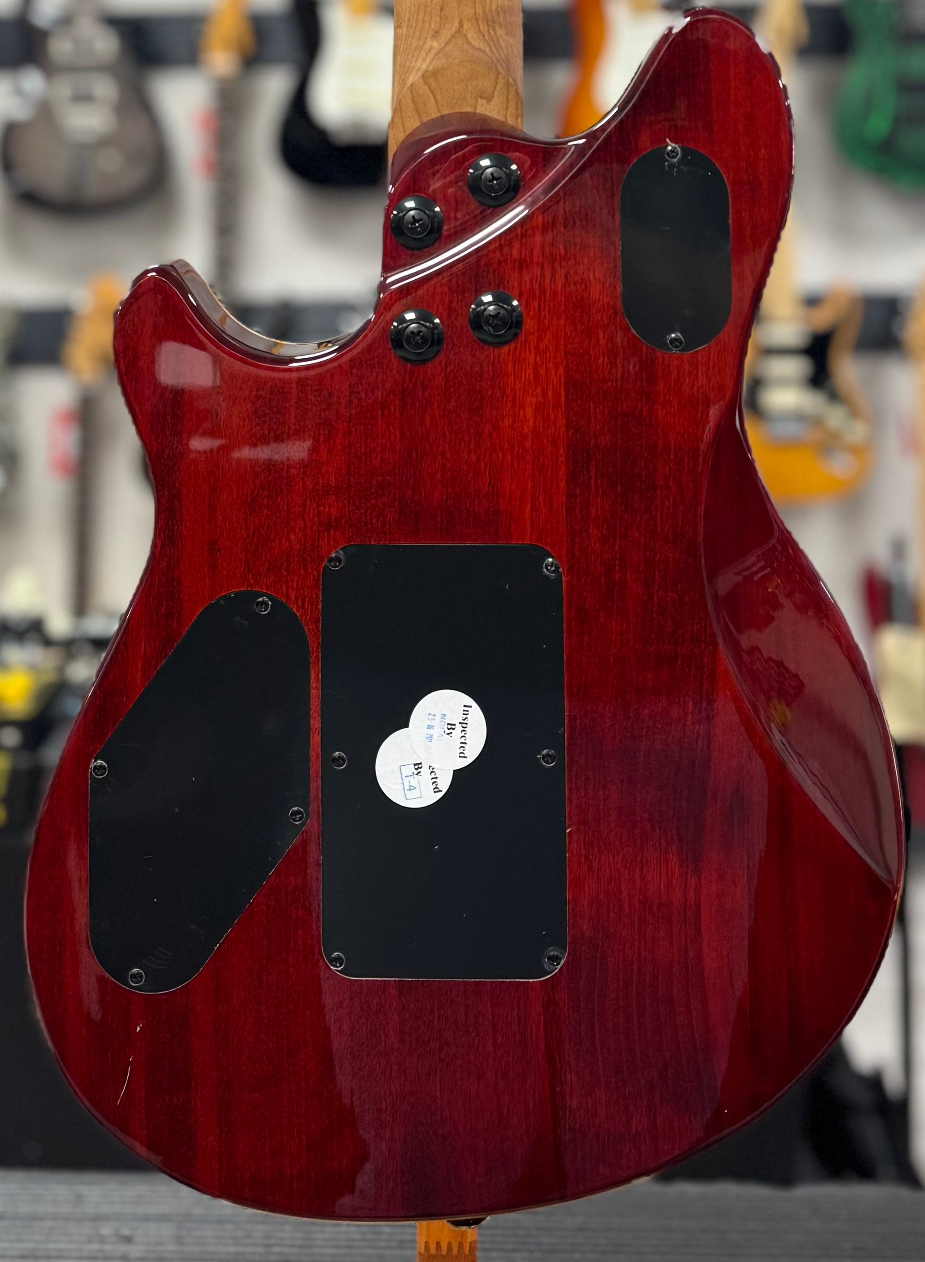 Back of body of Used 2021 EVH Wolfgang Standard Ziricote w/bag TSU22805