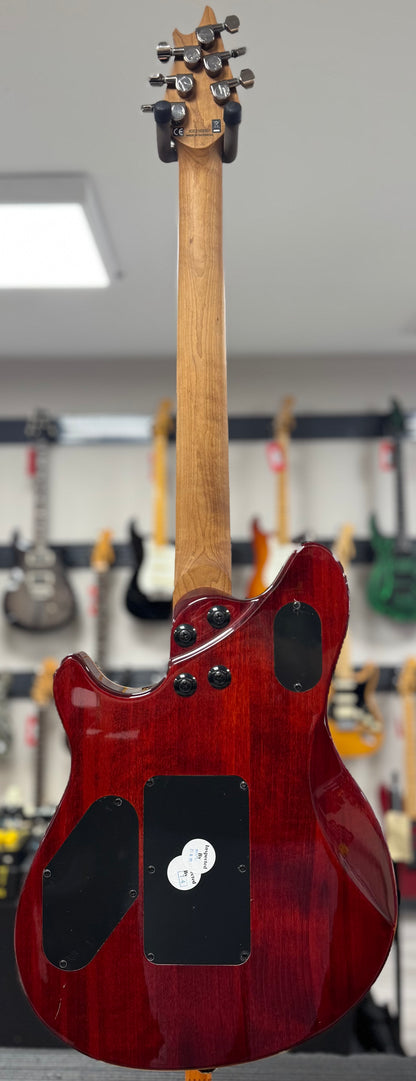 Back of whole Used 2021 EVH Wolfgang Standard Ziricote w/bag TSU22805