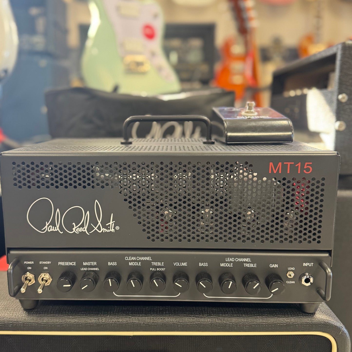 Used PRS MT15 Mark Tremonti 15 Watt Head w/footswitch TSS6420