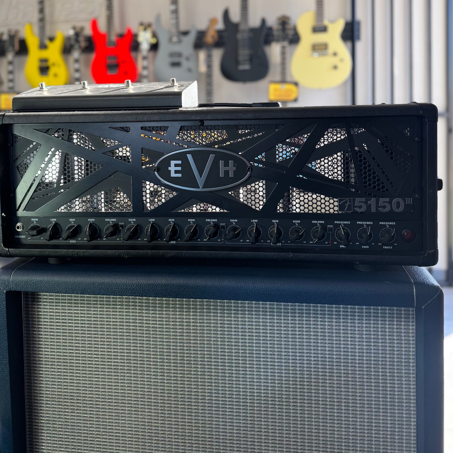 Used EVH 5150 III Stealth 100 Watt Head w/footswitch TSS6418