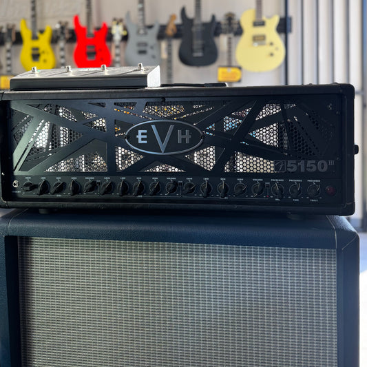 Used EVH 5150 III Stealth 100 Watt Head w/footswitch TSS6418