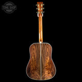 Full back of Martin Custom Shop  42 Style Super D Adirondack/Wild Grain East Indian Rosewood.