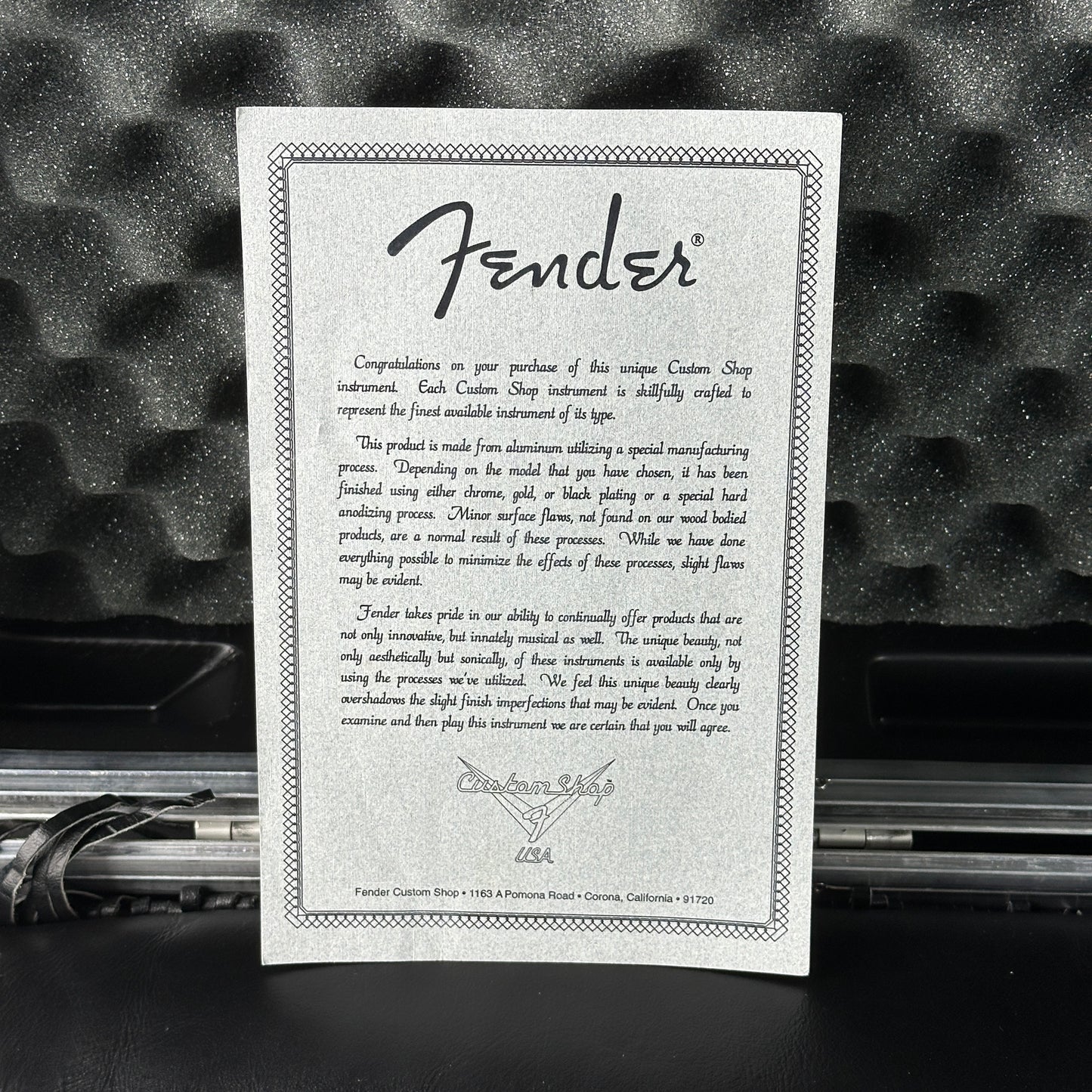 Used 1993 Fender Custom Shop Harley Davidson Stratocaster w/case TSU23081