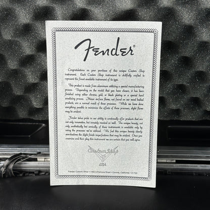 Used 1993 Fender Custom Shop Harley Davidson Stratocaster w/case TSU23081