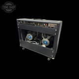 Back angle of Used 1970 Fender Twin Reverb 2x12 Combo.