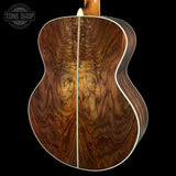 Back angle of Martin Custom Shop  41 Style Grand Jumbo 12 string Adirondack/Wild Grain East Indian Rosewood.