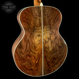 Back angle of Martin Custom Shop  41 Style Grand Jumbo 12 string Adirondack/Wild Grain East Indian Rosewood.