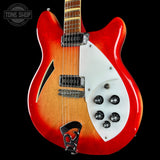 Front angle of Used Vintage 1968 Rickenbacker 360 Fireglo.