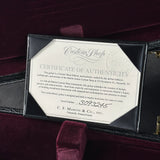 Certificate of authenticity for Martin Custom Shop  28 Style 00-14F Slope Shoulder Adirondack/Wild Grain East Indian Rosewood.