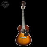 Full front of Martin Custom Shop  28 Style 00-14F Slope Shoulder Adirondack/Wild Grain East Indian Rosewood.