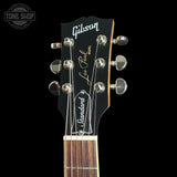 Headstock of Gibson Les Paul Standard 60s Faded Vintage Bourbon Burst.