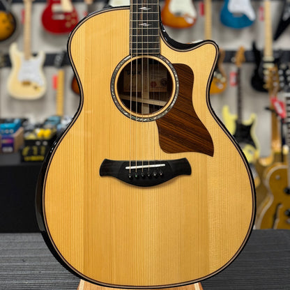 Front of body of Used Taylor 814ce Builder's Edition w/case TSS6440