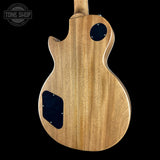 Back angle of Gibson Les Paul Standard 60s Faded Vintage Bourbon Burst.