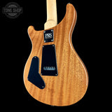 Back angle of 2024 PRS Paul Reed Smith CE24 Semi-Hollow Quilt Eriza Verde.