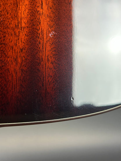 Wear on back of Used 2019 Taylor 524ce V-Class Bracing.