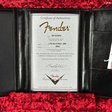 Certificate of authenticity for Fender Custom Shop LTD 70th Anniversary 1954 Stratocaster Candy Tangerine.