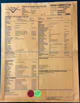 Spec sheet for Fender Custom Shop LTD 70th Anniversary 1954 Stratocaster Candy Tangerine.