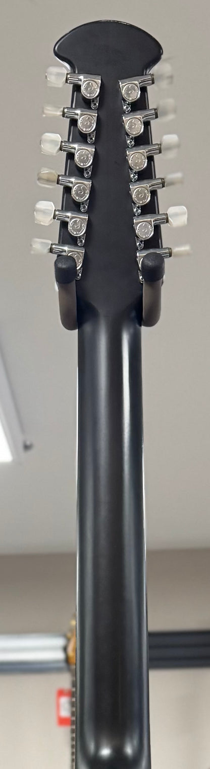 Back of neck of Used Ovation 1755 Balladeer w/case TSS6441